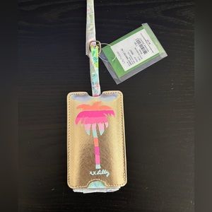 Lilly Pulitzer Leather Luggage Tag NWT
